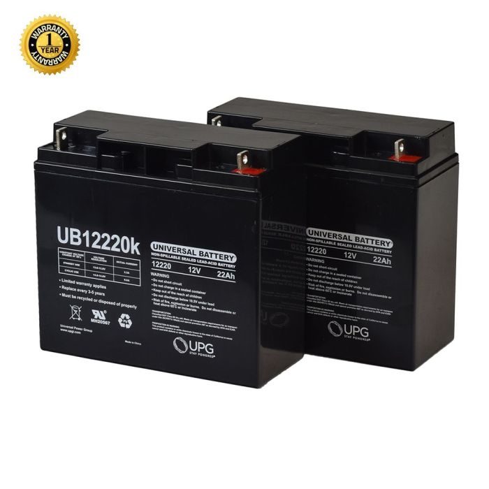 12v 22AH SLA Batteries