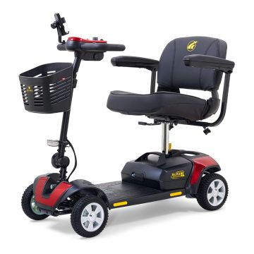 Golden Technologies Buzzaround XL-GB124STD Mobility Scooter 4-Wheel Red Left Beauty