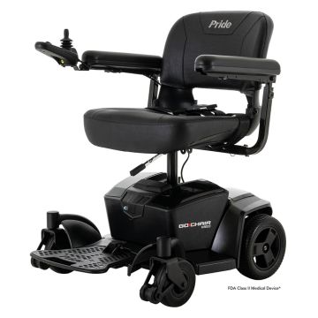 Pride Go-Chair Med Power Wheelchair Left Beauty