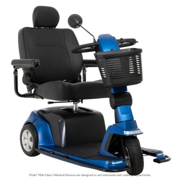 Pride Maxima Mobility Scooter 3-Wheel Blue Beauty