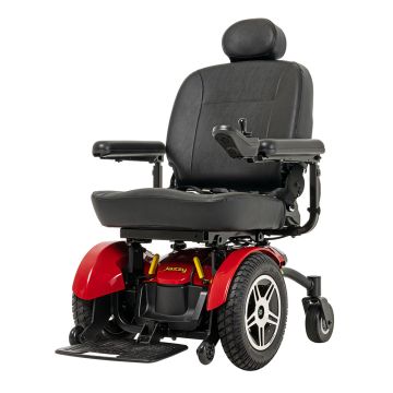 Pride Mobility Jazzy Elite HD Red Left Beauty