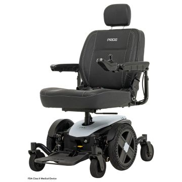 Pride Mobility Jazzy EVO 614 Power Chair White Left Beauty