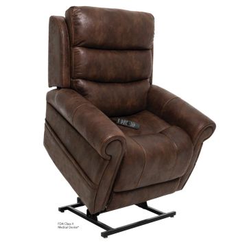 Pride Mobility Vivalift Tranquil 2 PLR 935 Brown Lifted
