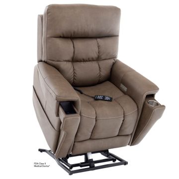 Pride Vivalift Ultra PLR-4955 Cappuccino Lift Chair Lifted