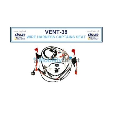 Drive Medical Ventura 3 & 4  Captain Seat Wire Harness
