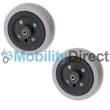 Pride Jazzy 610, Quantum 610 Power Chair 6"x2" Flat-Free Rear Caster Wheel Replacement