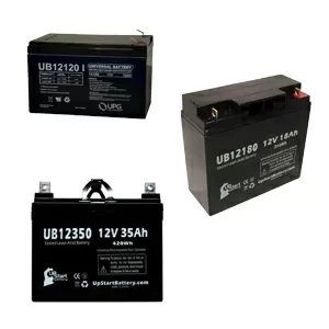 SLA replacement batteries for mobility scooters and power wheelchairs